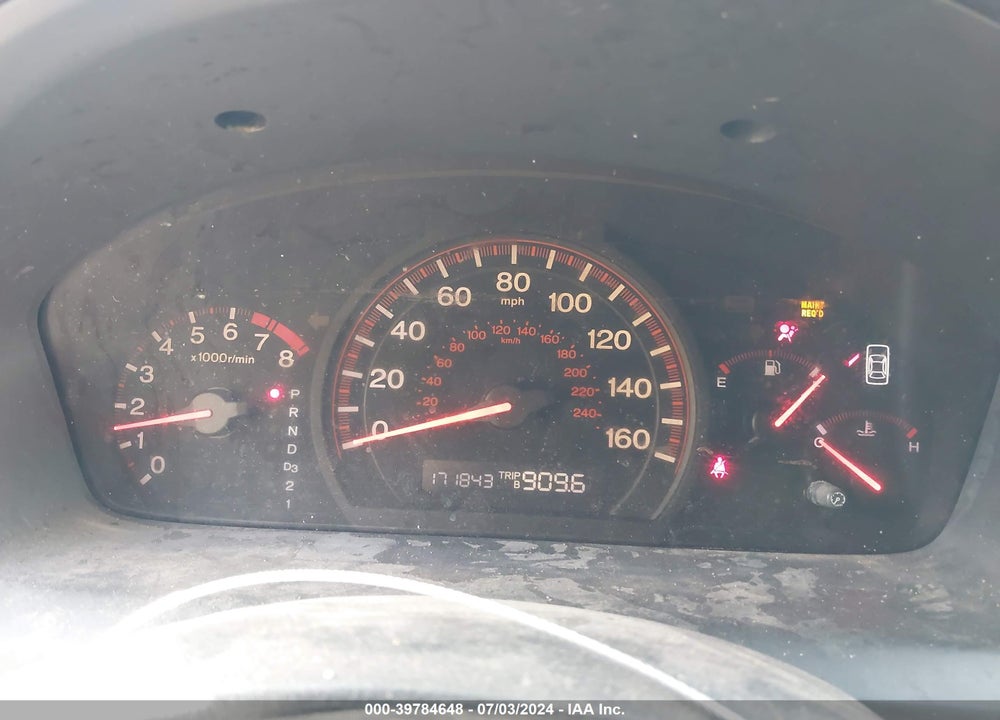 2004 HONDA ACCORD 2.4 LX VIN: 1HGCM72224A015934