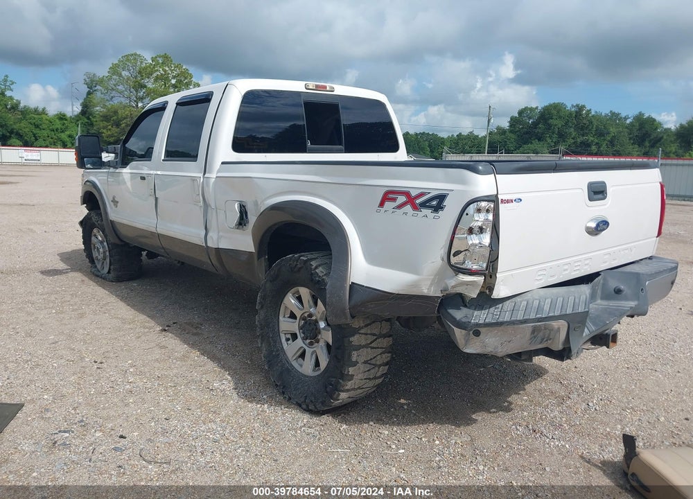 2016 FORD F-250 LARIAT VIN: 1FT7W2BT8GEA62954