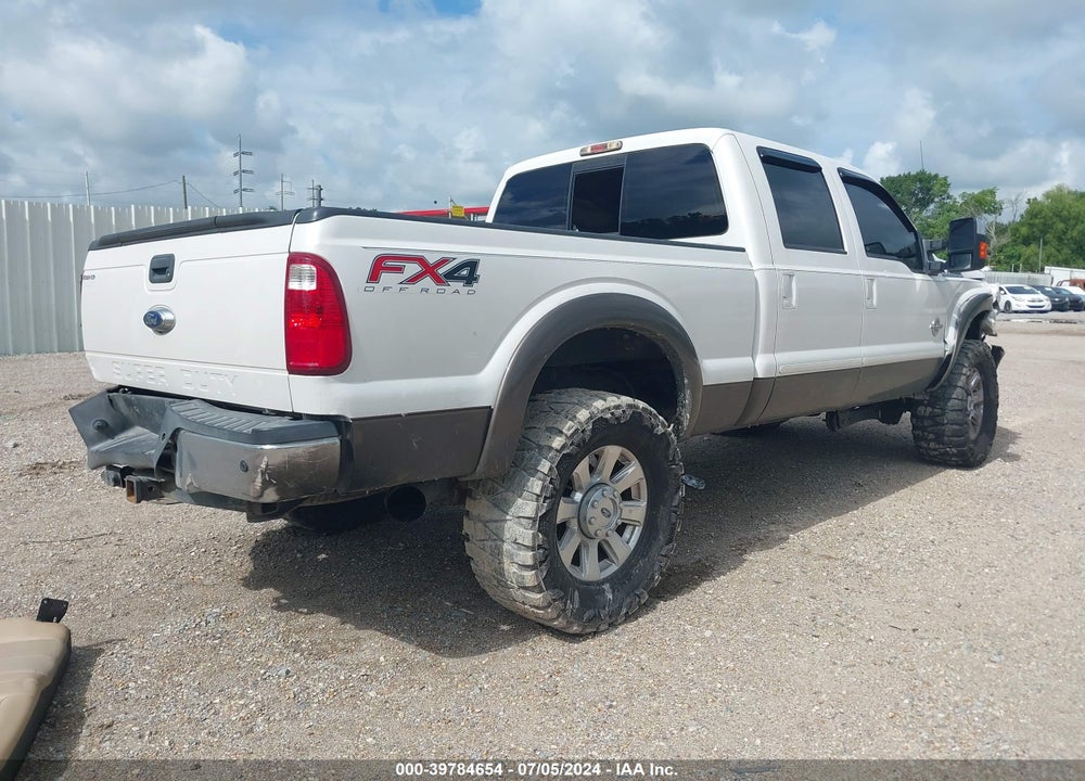 2016 FORD F-250 LARIAT VIN: 1FT7W2BT8GEA62954
