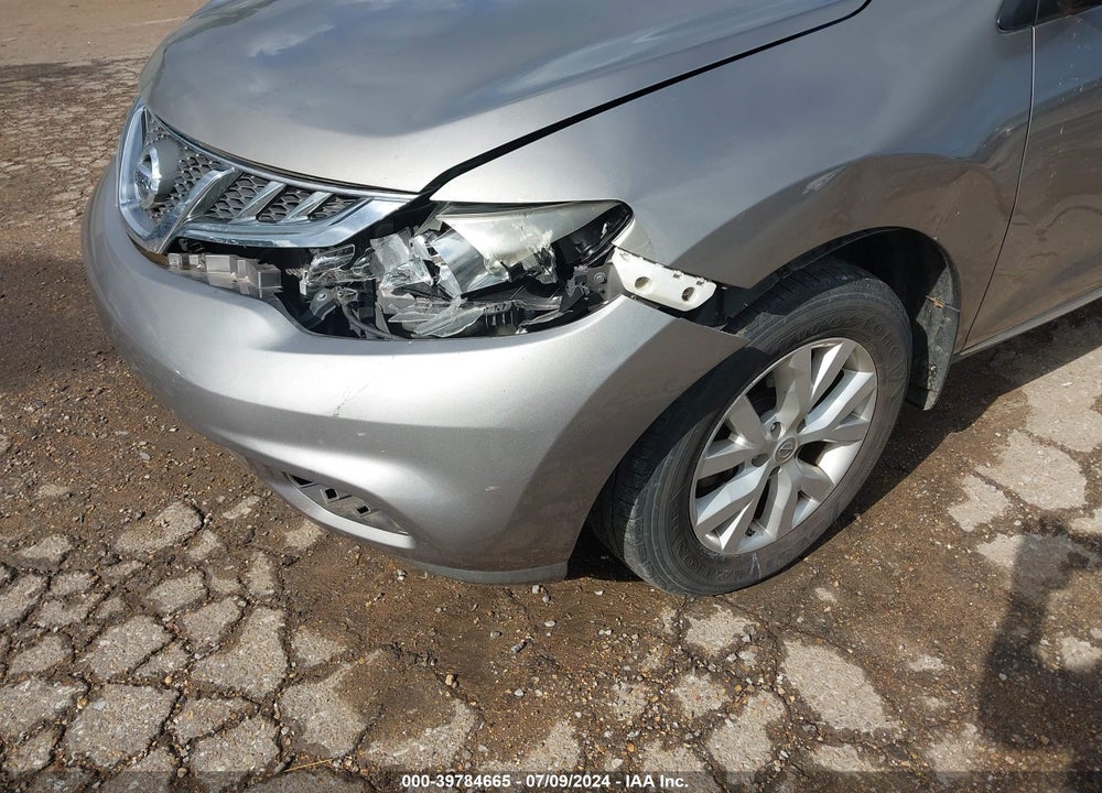 2012 NISSAN MURANO SL VIN: JN8AZ1MW6CW206203