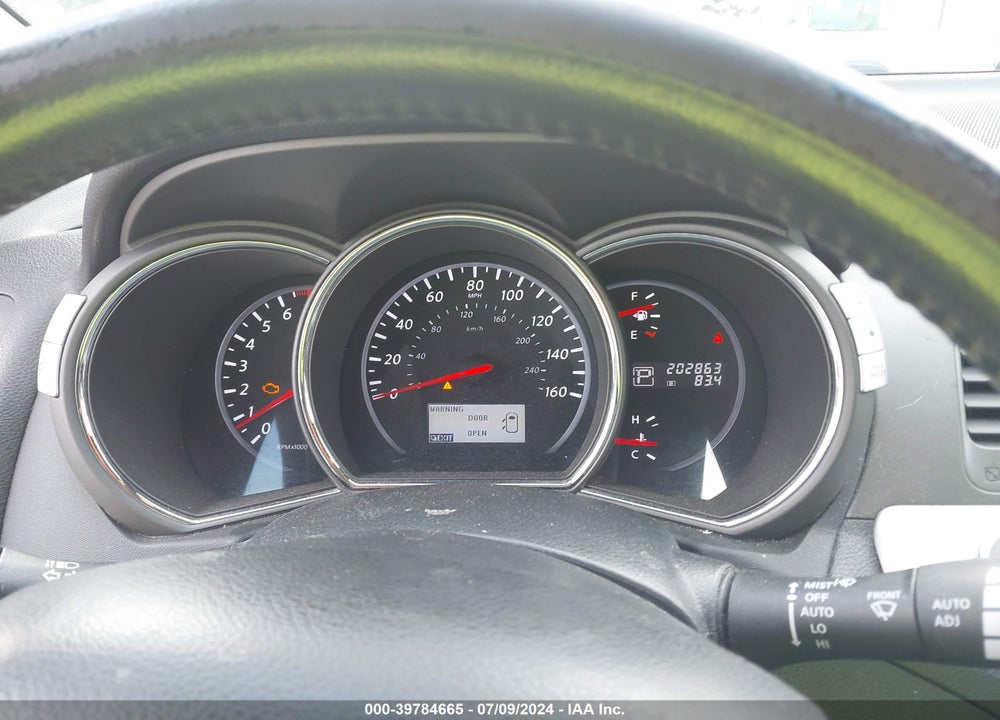 2012 NISSAN MURANO SL VIN: JN8AZ1MW6CW206203