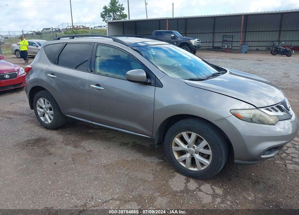 2012 NISSAN MURANO SL VIN: JN8AZ1MW6CW206203