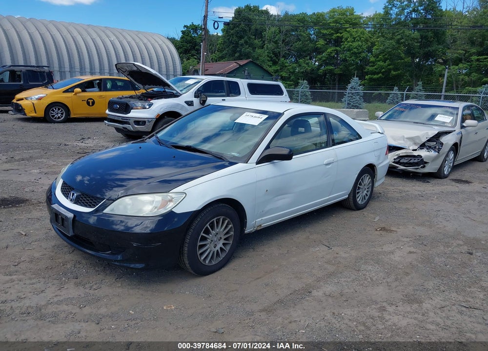 2005 HONDA CIVIC LX VIN: 1HGEM22555L062855