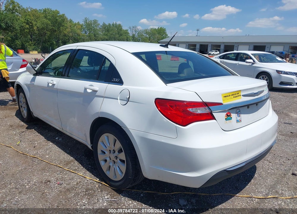2012 CHRYSLER 200 LX VIN: 1C3CCBAB2CN105117