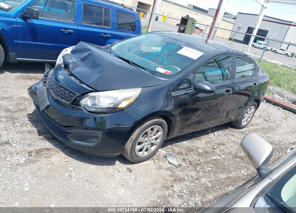 2014 KIA RIO LX VIN: KNADM4A34E6386915