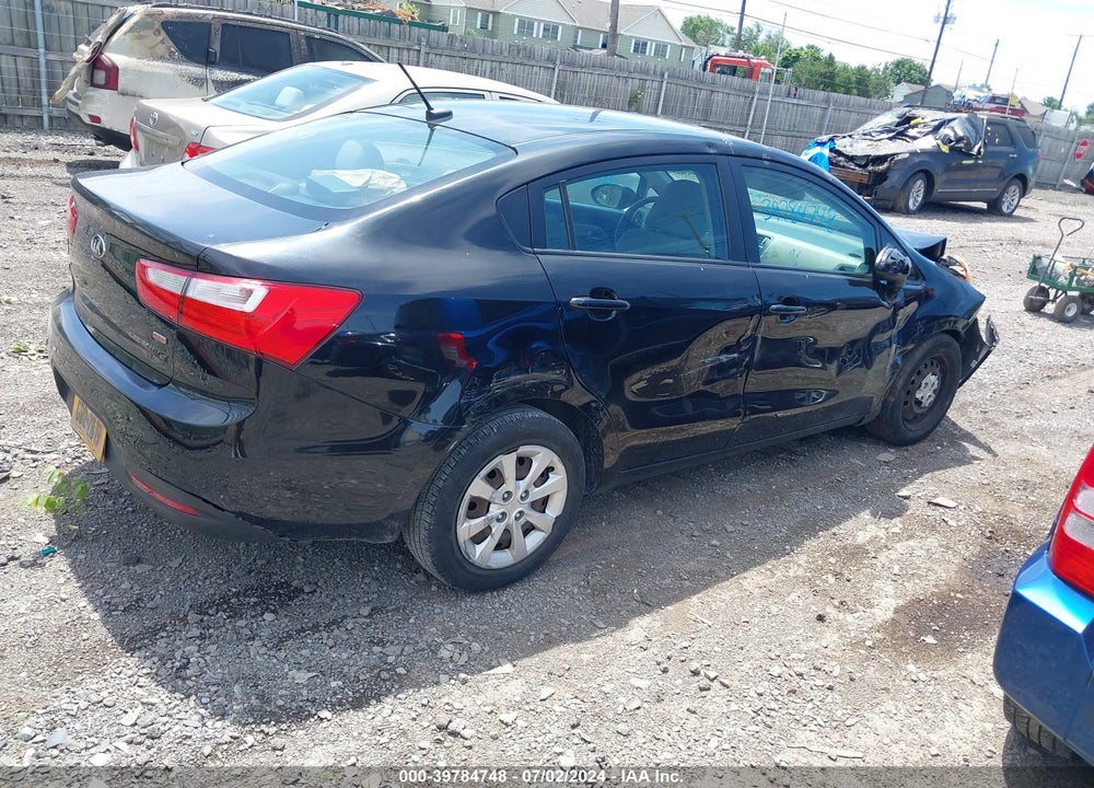 2014 KIA RIO LX VIN: KNADM4A34E6386915