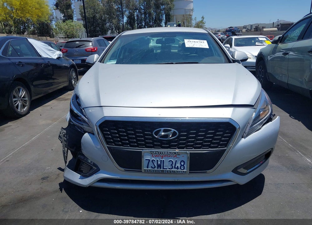 2016 HYUNDAI SONATA HYBRID SE VIN: KMHE24L13GA012641