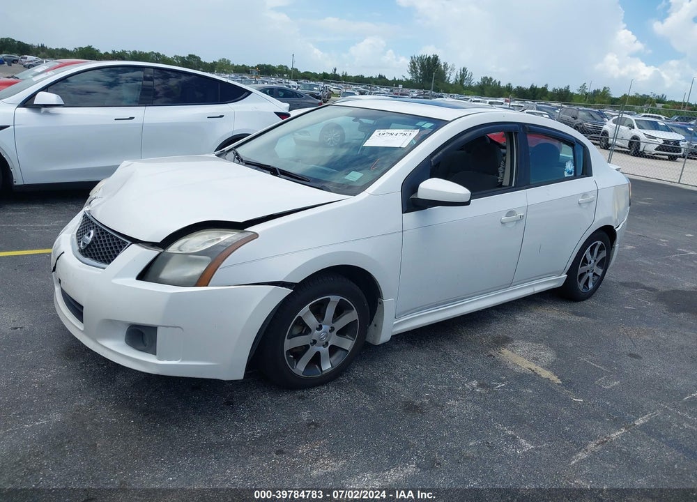 2012 NISSAN SENTRA 2.0 SR VIN: 3N1AB6AP5CL625792