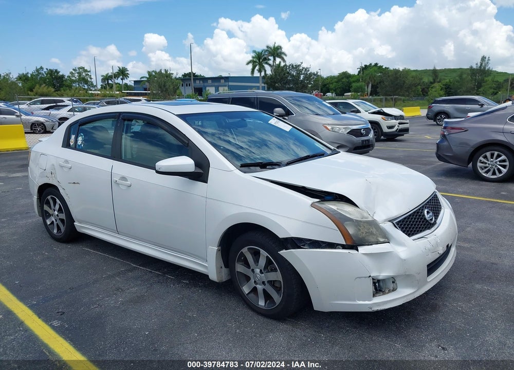 2012 NISSAN SENTRA 2.0 SR VIN: 3N1AB6AP5CL625792