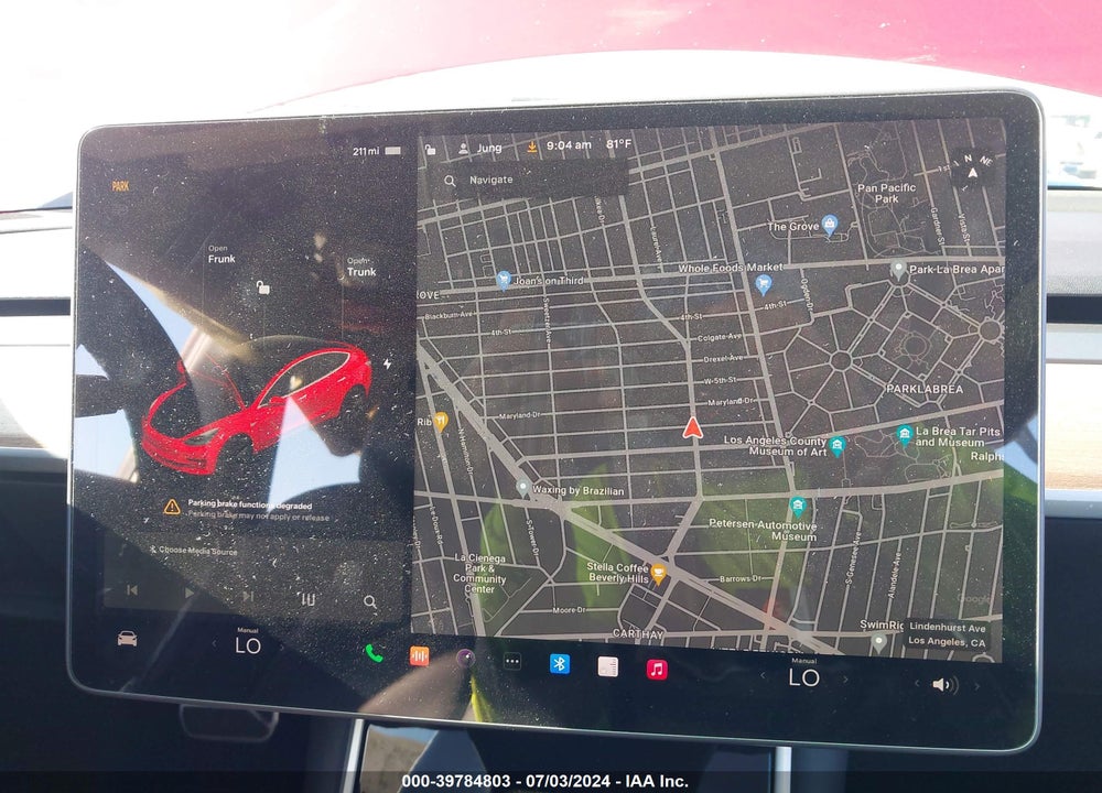 2020 TESLA MODEL 3 LONG RANGE DUAL MOTOR ALL-WHEEL DRIVE VIN: 5YJ3E1EB0LF664206