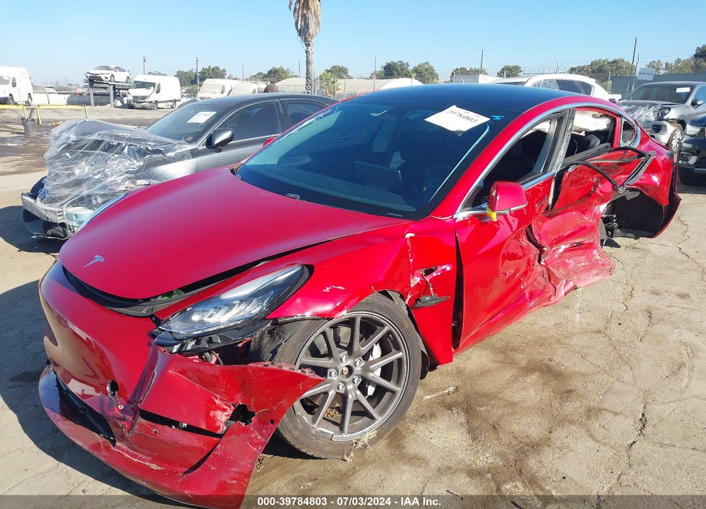 2020 TESLA MODEL 3 LONG RANGE DUAL MOTOR ALL-WHEEL DRIVE VIN: 5YJ3E1EB0LF664206