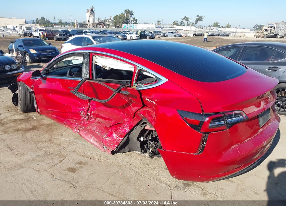 2020 TESLA MODEL 3 LONG RANGE DUAL MOTOR ALL-WHEEL DRIVE VIN: 5YJ3E1EB0LF664206