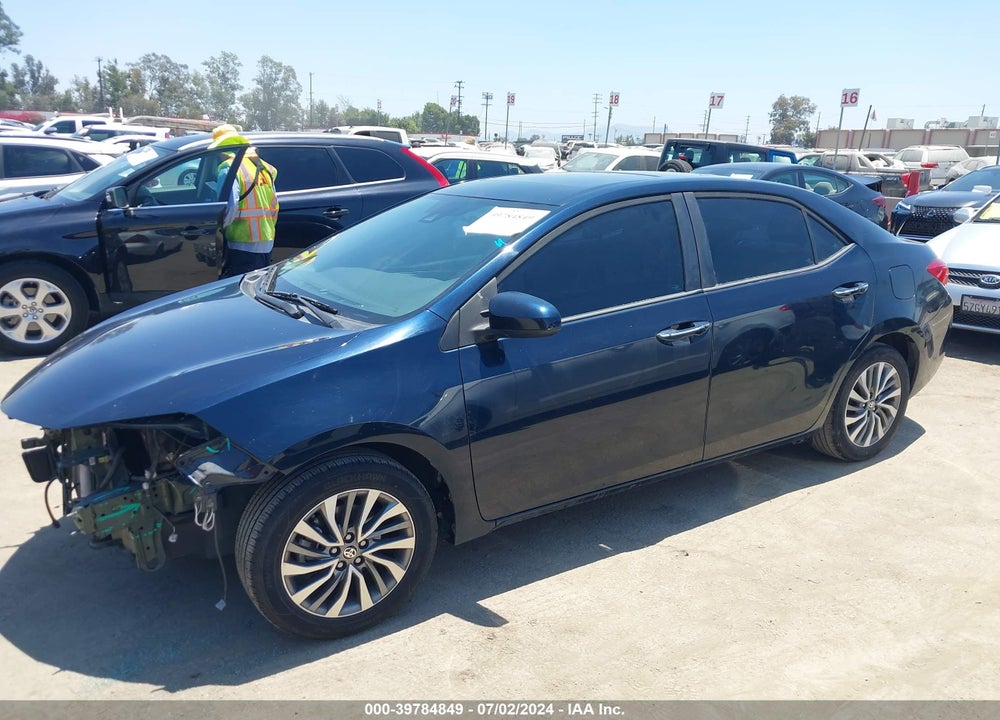 2019 TOYOTA COROLLA XLE VIN: 5YFBURHE7KP932061