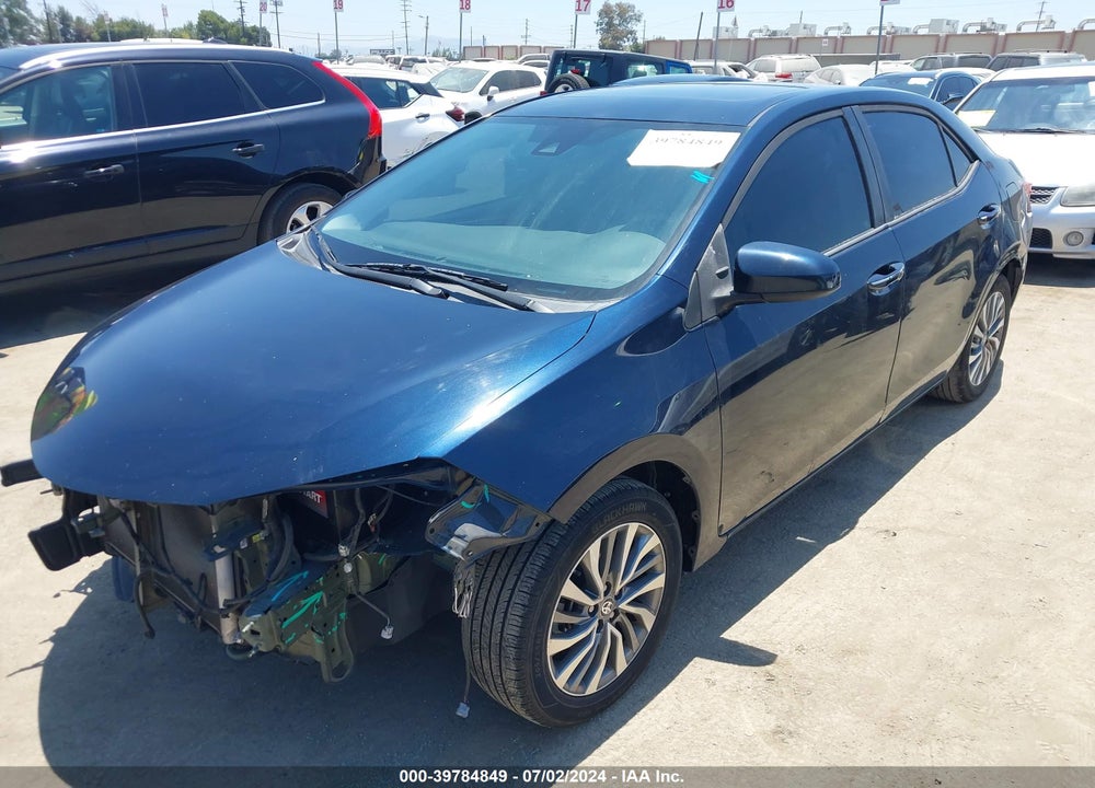 2019 TOYOTA COROLLA XLE VIN: 5YFBURHE7KP932061
