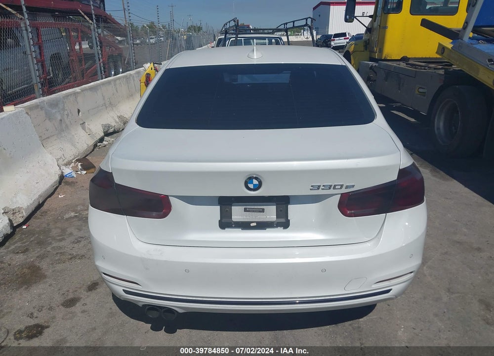 2018 BMW 330E IPERFORMANCE VIN: WBA8E1C52JA762918