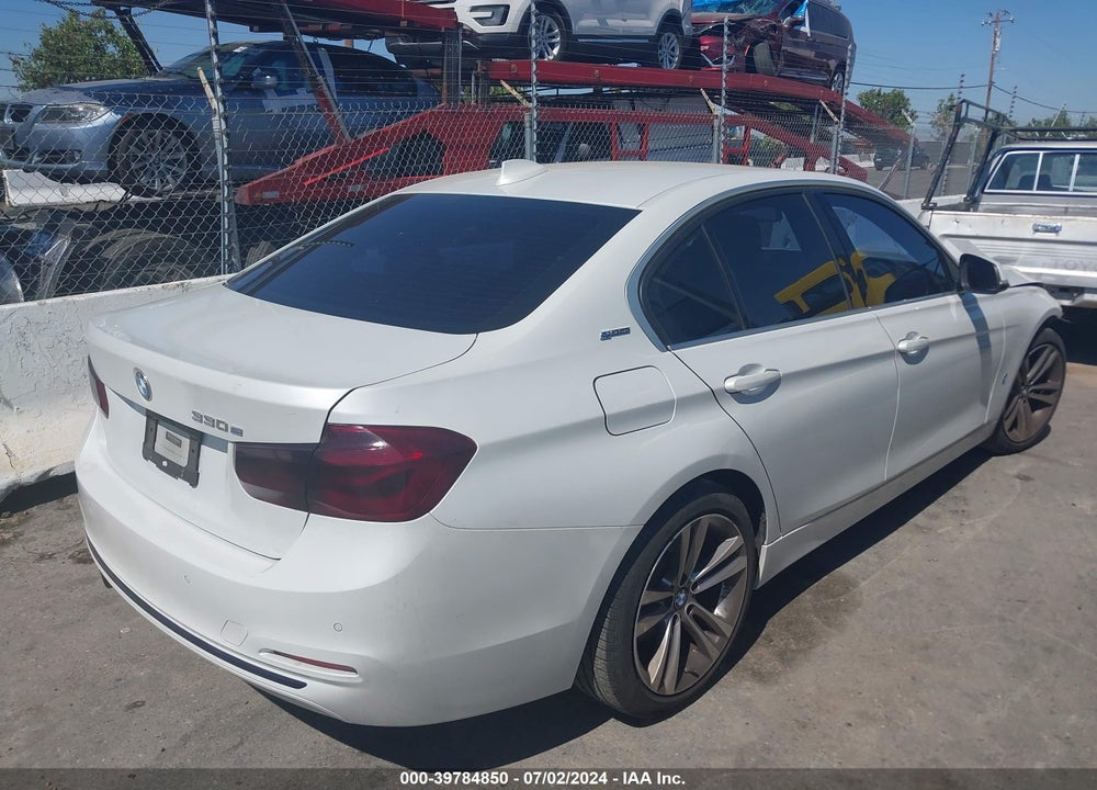 2018 BMW 330E IPERFORMANCE VIN: WBA8E1C52JA762918