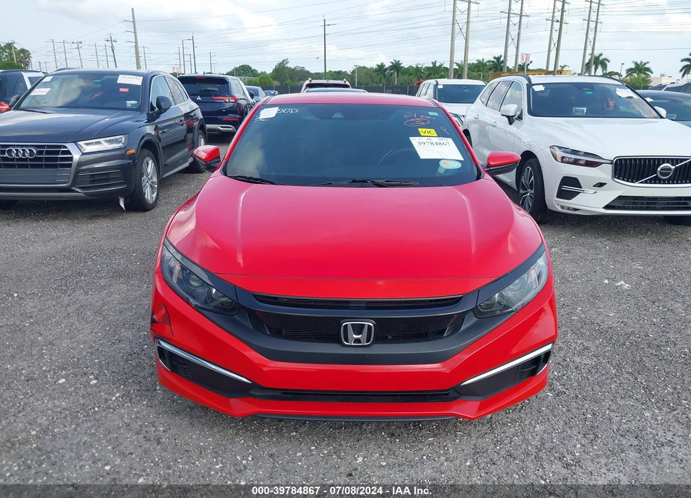 2020 HONDA CIVIC LX VIN: 2HGFC4B69LH301619