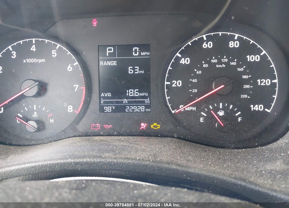 2019 HYUNDAI ACCENT SEL VIN: 3KPC24A38KE053711