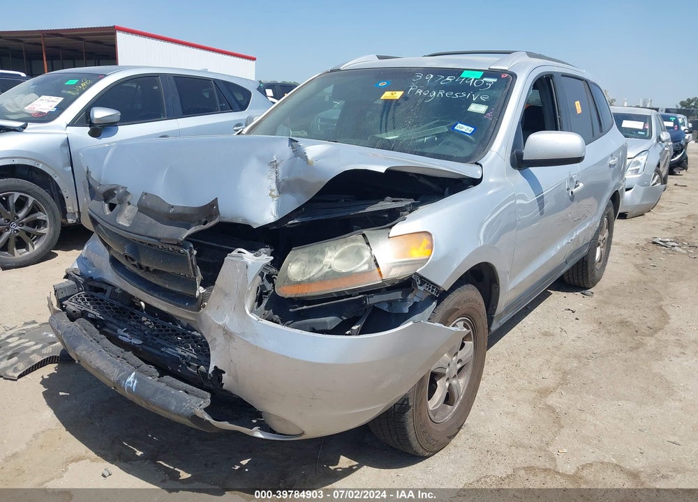 2007 HYUNDAI SANTA FE GLS VIN: 5NMSG13D67H124986