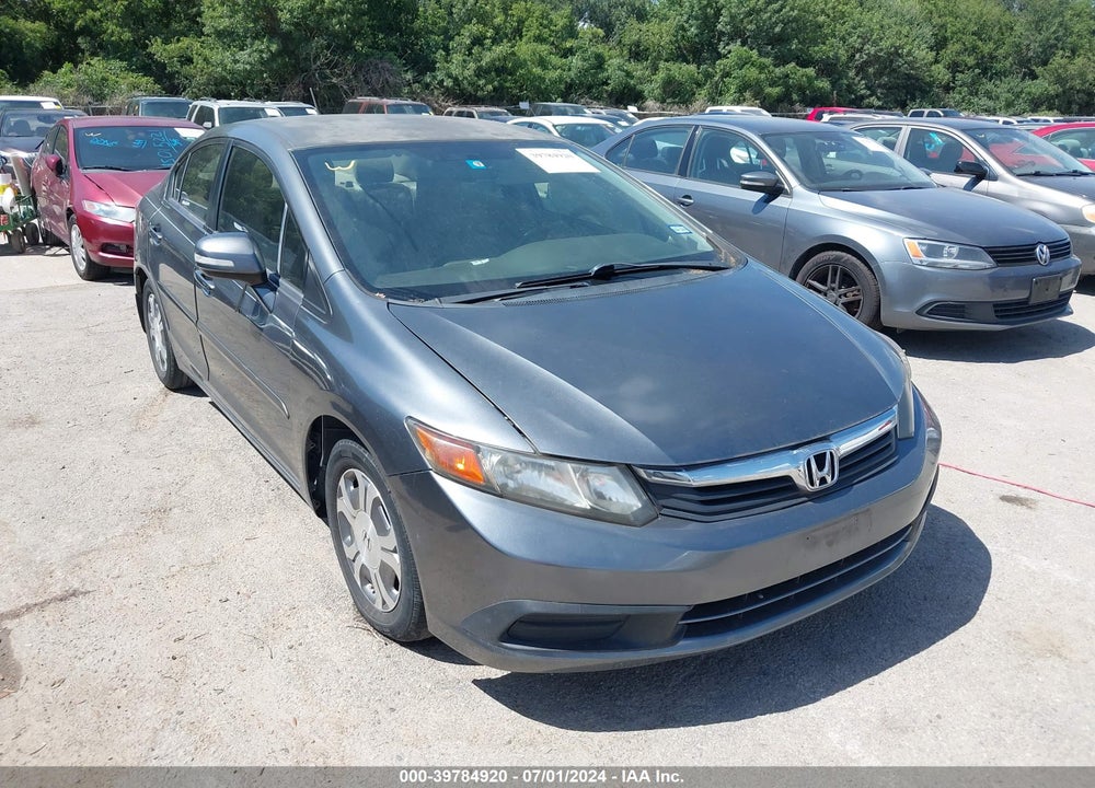 2012 HONDA CIVIC HYBRID VIN: JHMFB4F38CS006682