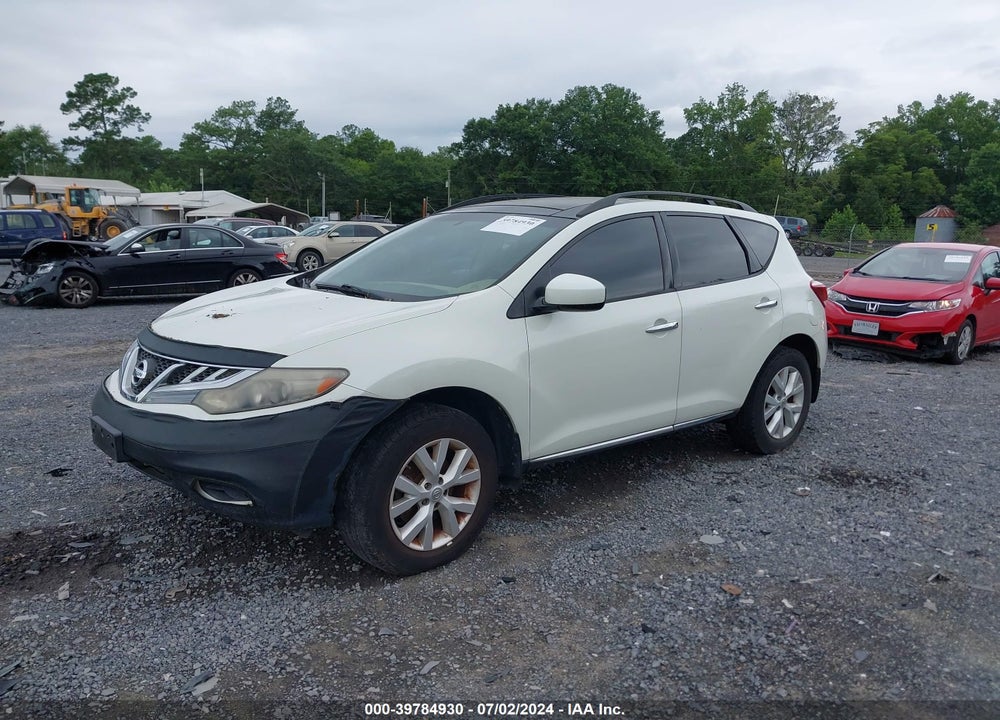 2011 NISSAN MURANO SV VIN: JN8AZ1MU6BW058728