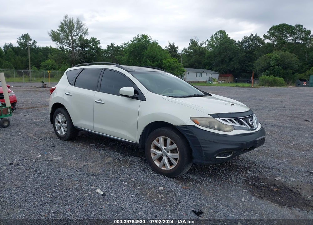 2011 NISSAN MURANO SV VIN: JN8AZ1MU6BW058728