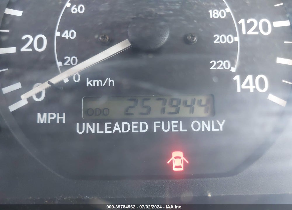 1997 TOYOTA CAMRY LE V6 VIN: 4T1BF22K1VU922001
