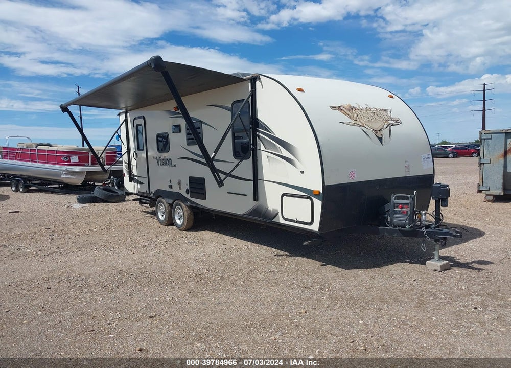 2016 KZ VISION 23' BUMPER PULL VIN: 4EZTJ2320G8098928