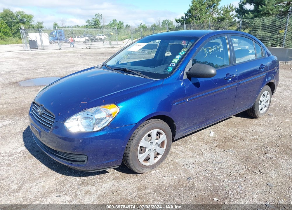 2008 HYUNDAI ACCENT GLS VIN: KMHCN46C98U270884