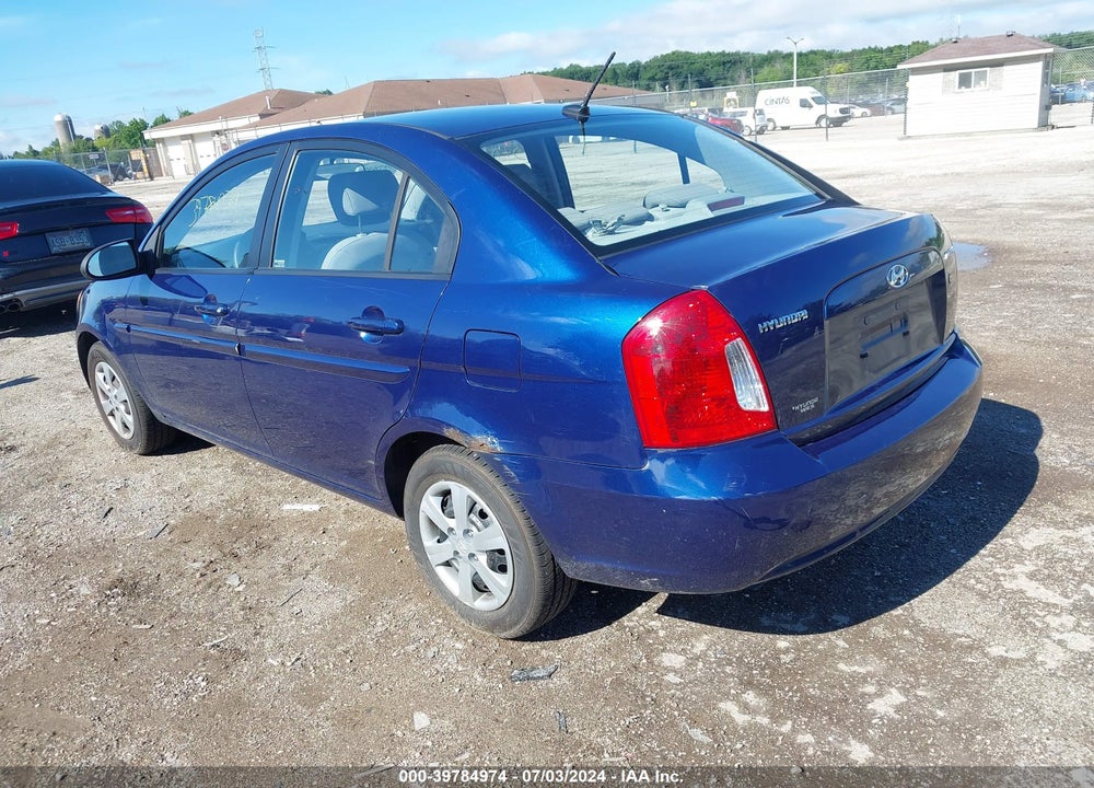 2008 HYUNDAI ACCENT GLS VIN: KMHCN46C98U270884