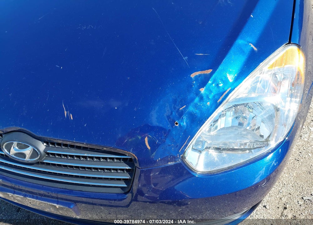 2008 HYUNDAI ACCENT GLS VIN: KMHCN46C98U270884