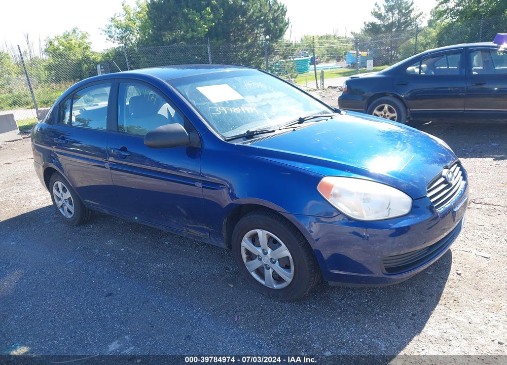 2008 HYUNDAI ACCENT GLS VIN: KMHCN46C98U270884