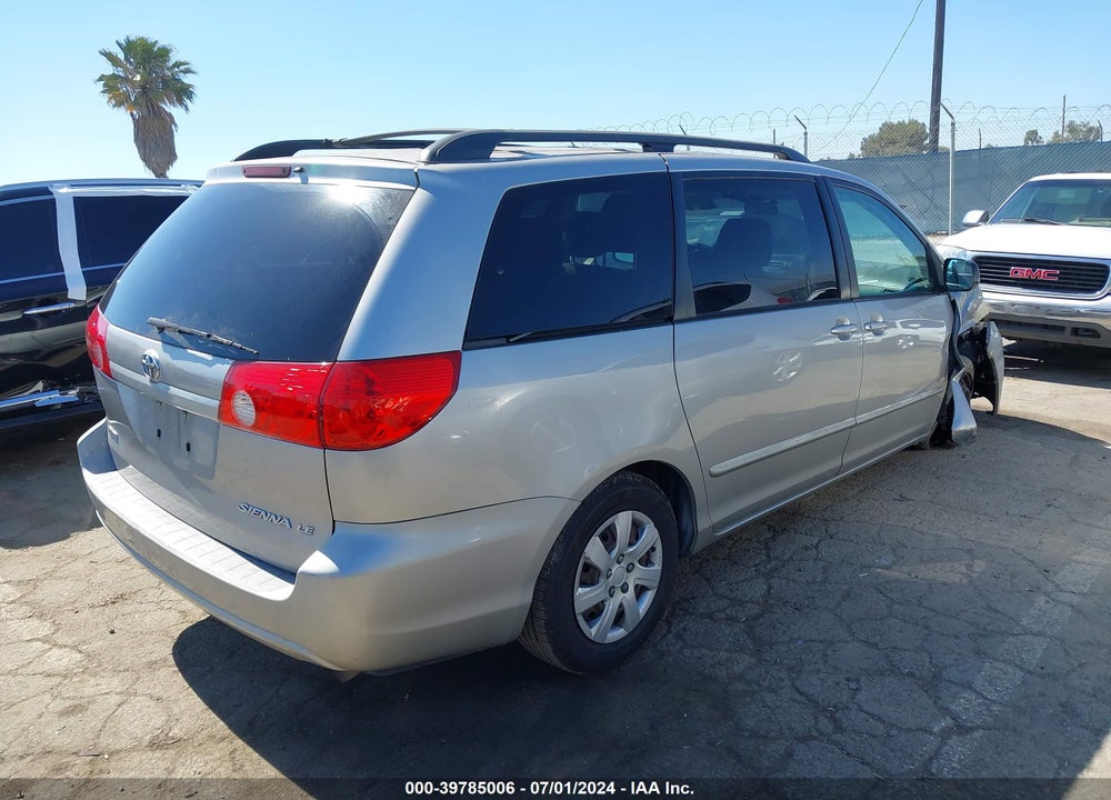 2009 TOYOTA SIENNA LE VIN: 5TDZK23C99S284547