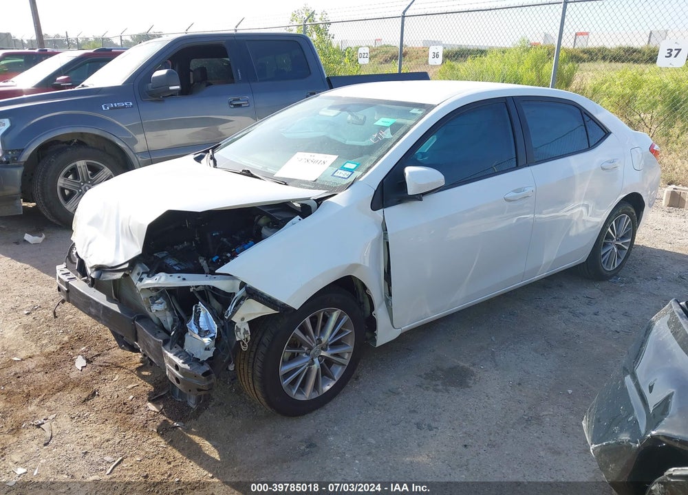 2014 TOYOTA COROLLA LE PLUS VIN: 5YFBURHE1EP042448