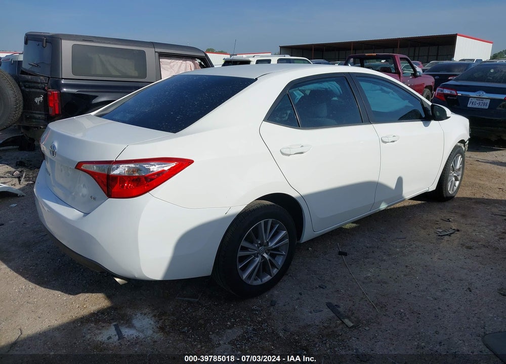 2014 TOYOTA COROLLA LE PLUS VIN: 5YFBURHE1EP042448