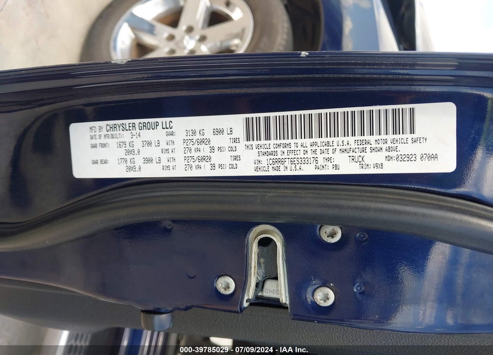 2014 RAM 1500 EXPRESS VIN: 1C6RR6FT6ES333176