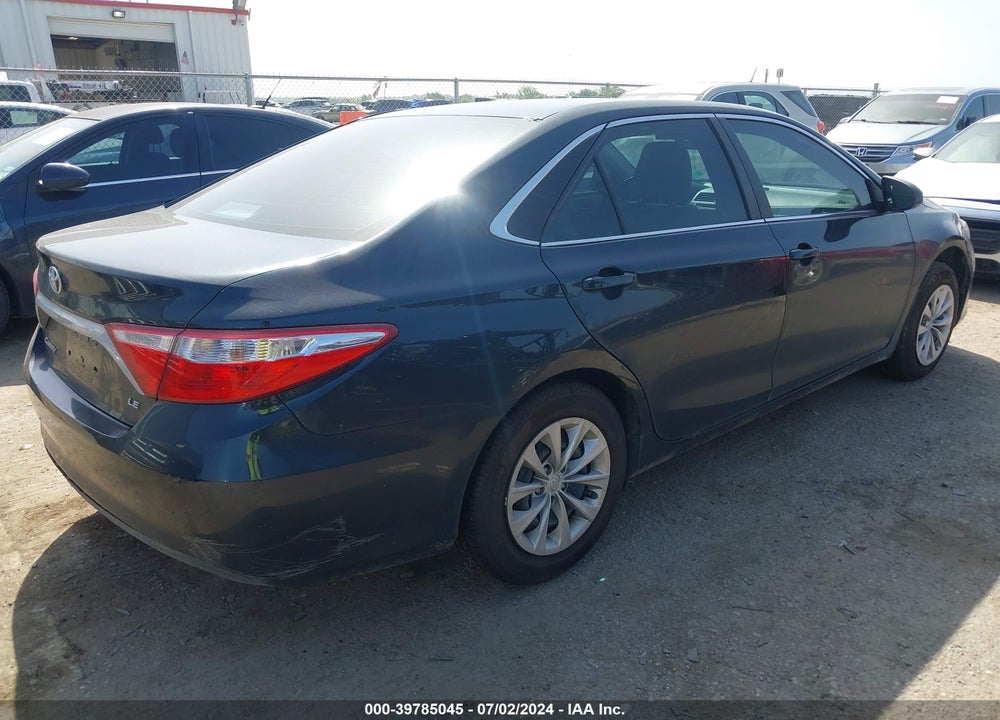 2016 TOYOTA CAMRY LE VIN: 4T4BF1FK8GR564540