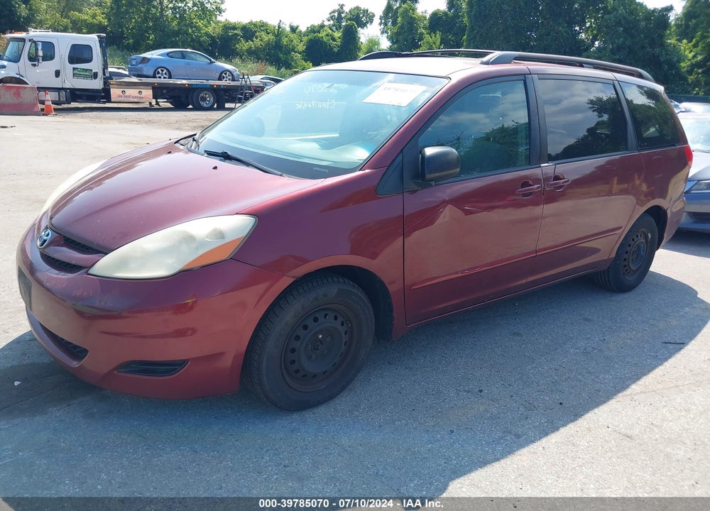 2009 TOYOTA SIENNA LE VIN: 5TDZK23C49S285055