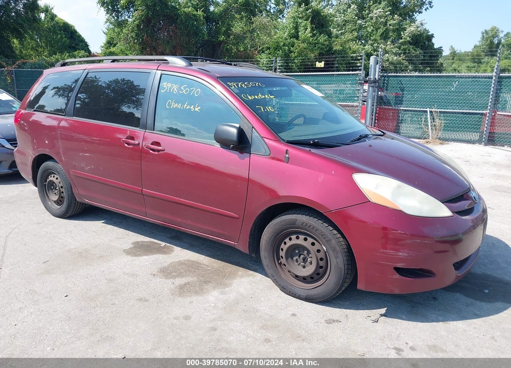 2009 TOYOTA SIENNA LE VIN: 5TDZK23C49S285055