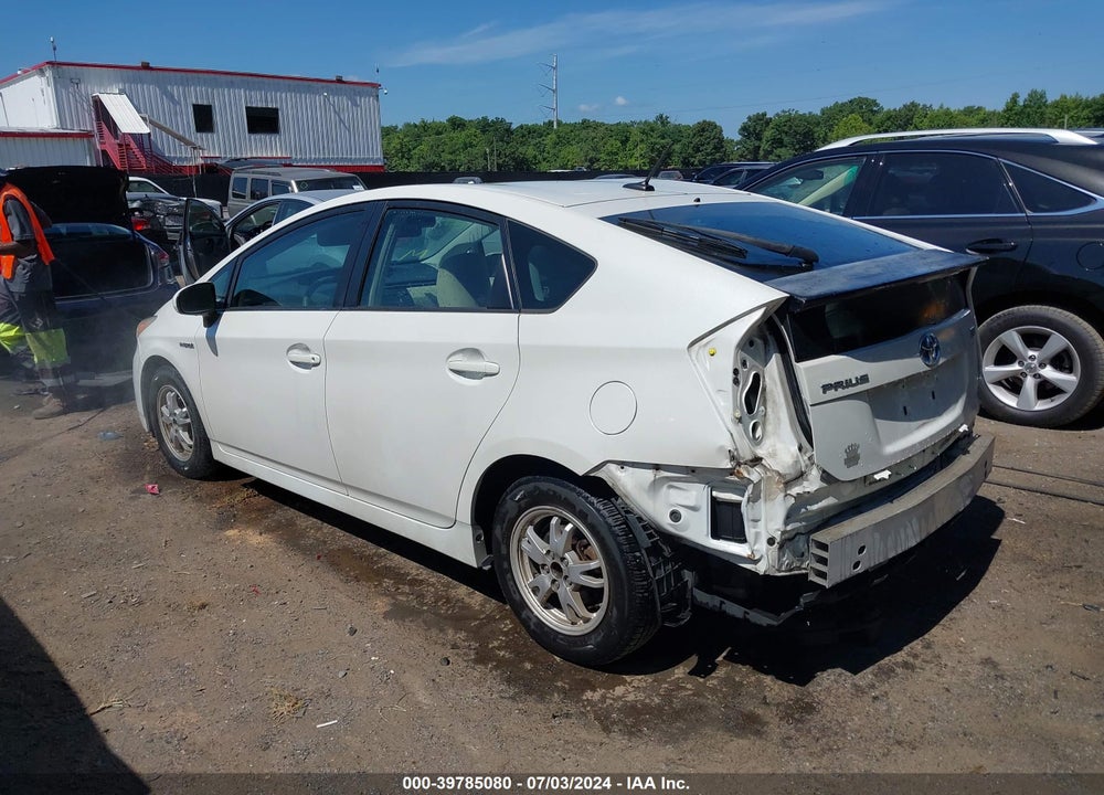2010 TOYOTA PRIUS II VIN: JTDKN3DU2A0153263