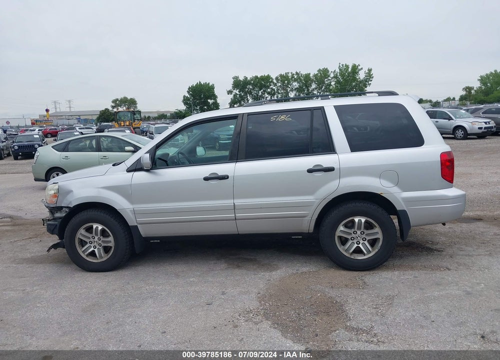 2005 HONDA PILOT EX-L VIN: 5FNYF18535B049449