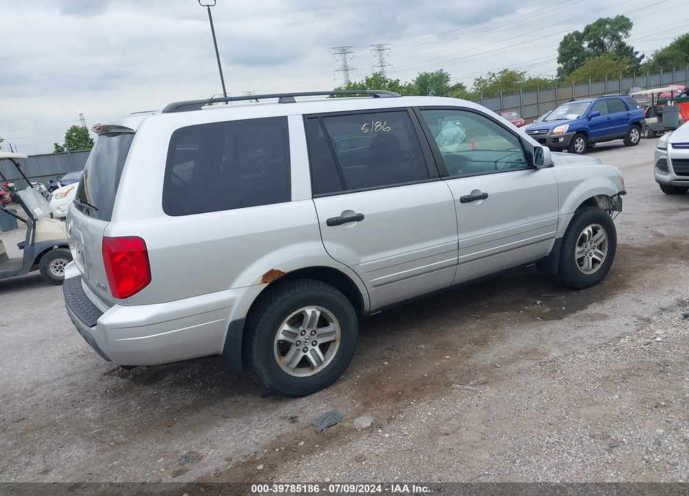 2005 HONDA PILOT EX-L VIN: 5FNYF18535B049449