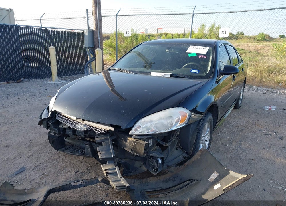 2013 CHEVROLET IMPALA LS VIN: 2G1WF5E38D1172174