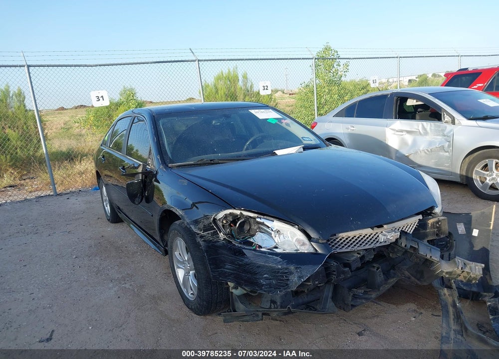 2013 CHEVROLET IMPALA LS VIN: 2G1WF5E38D1172174