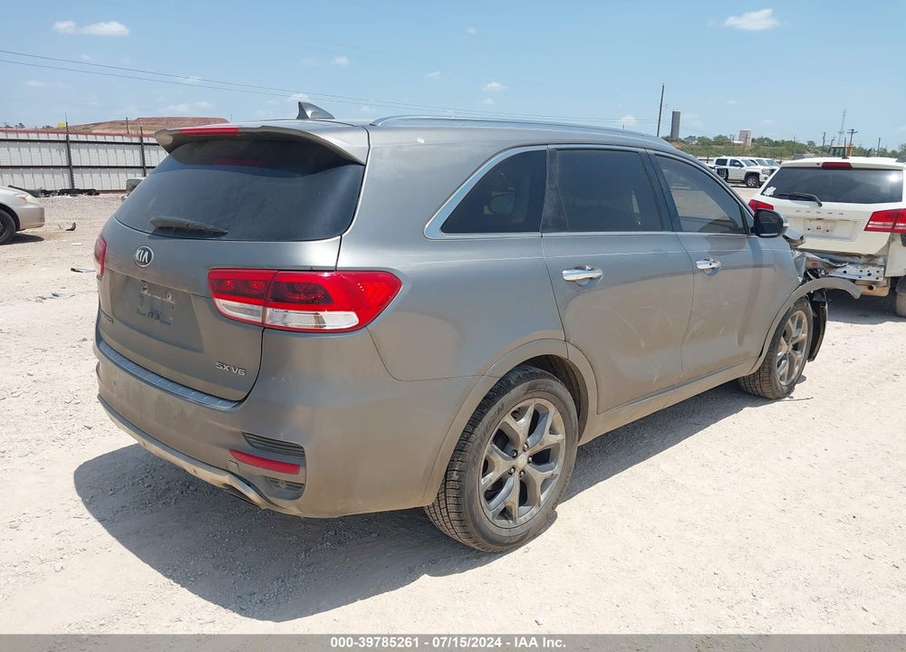 2017 KIA SORENTO 3.3L SX VIN: 5XYPK4A52HG231546