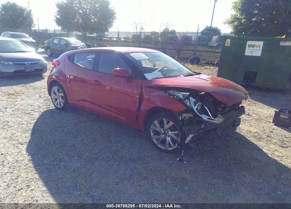 2017 HYUNDAI VELOSTER VIN: KMHTC6AD3HU306358