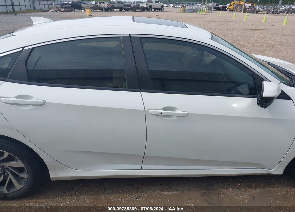 2018 HONDA CIVIC EX VIN: 2HGFC2F76JH529002