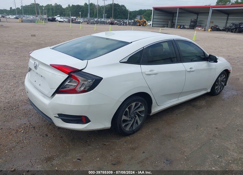 2018 HONDA CIVIC EX VIN: 2HGFC2F76JH529002