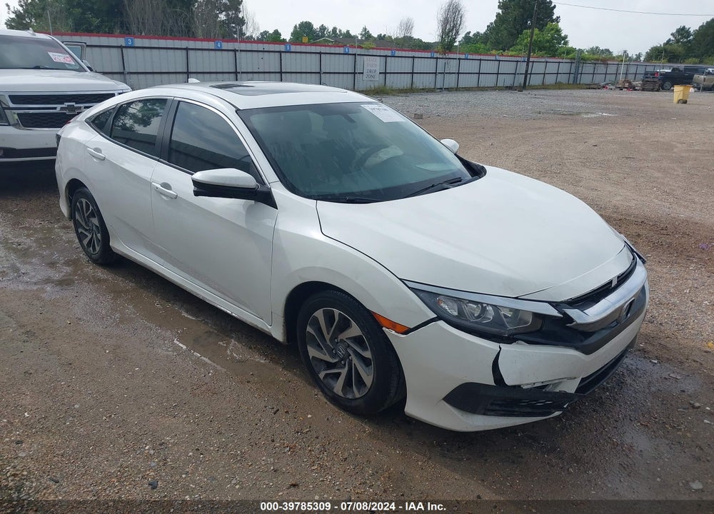 2018 HONDA CIVIC EX VIN: 2HGFC2F76JH529002