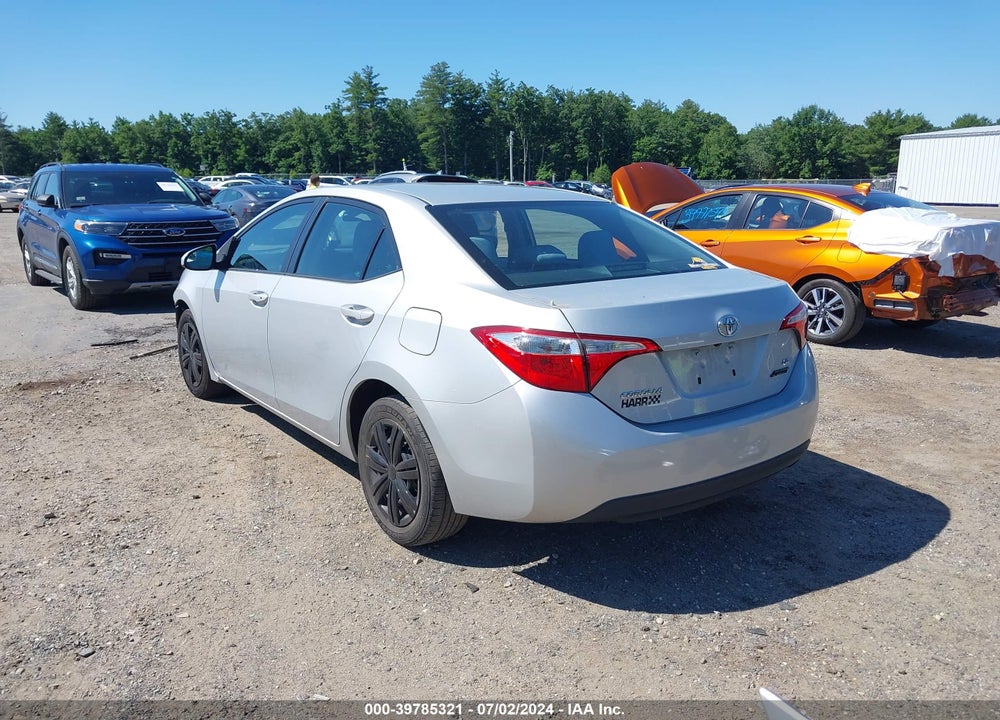 2016 TOYOTA COROLLA LE VIN: 2T1BURHE2GC638378